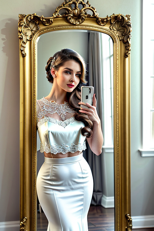 aesthetic mirror selfie girl quotes